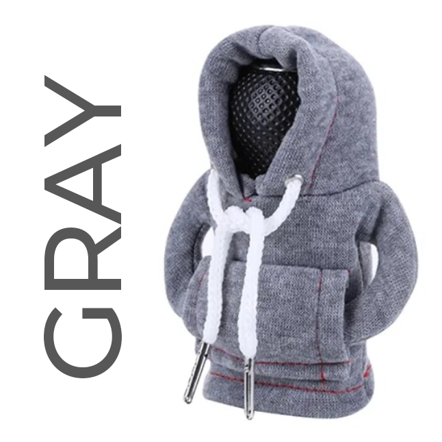 Add to Wish List Car Gear Shift Cover, Button Hoodie, Manual Handle, Fashion Sweatshirt, Change Lever Cover