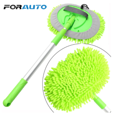 FORAUTO Car Washing Mop Car Cleaning Dust Wax Adjustable Mop Car Accessories Window Wash Tool Auto Care Detailing Car-styling