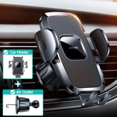Joyroom Car Phone Holder Mount Flexible Long Arm Anti-Shake Phone Holder Mount in Car Dashboard Air Outlet Car Holder For Phone