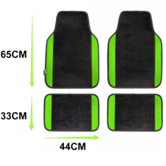 4pcs Universal Car Floor Mats Foot Pad For Renault Scenic Koleos Laguna Megane Latitude Logan Sandero Duster Kadjar Clio Espace
