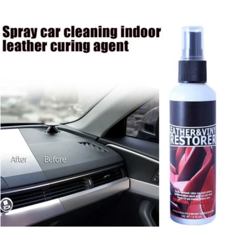 30ml Plastic Parts Retreading Agent Interior Leather Maintenance Cleaner Refurbisher Agent Car Leather Care Remove