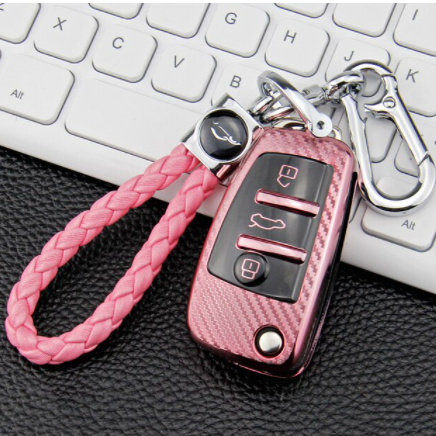 TPU Carbon Fiber Texture Car Key Cover Full Case For Audi A3 A4 A4L B5 B6 B7 B8 B9 A5 A6 A6L C5 C6 Q3 Q5 Q7 S5 S7 RS3 TT 2020