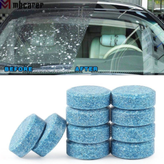 1Pcs Car Solid Cleaner Effervescent Tablets Spray Cleaner Car Window Windshield Glass Cleaning Auto Accessories Cleaning Tablets