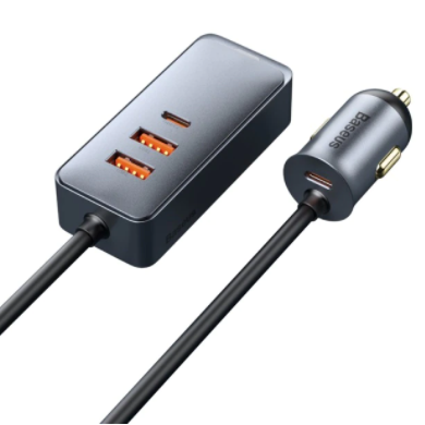 Baseus 120W PD Car Charger Quick Charger QC 3.0 PD 3.0 For iPhone 12 Samsung Type-C USB Charger Portable USB Phone Charger