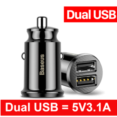 Baseus Car Charger Quick Charge 4.0 3.0 QC4.0 QC3.0 SCP 5A USB Type C Fast Charger Charging For iPhone 12 Xiaomi Samsung Huawei
