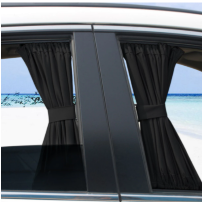 2 pcs 50S Car Anti-UV Side Window Sunshades Car Window Shade Curtain Auto Rear Windshield Sun Block For Most Of Cars SUV