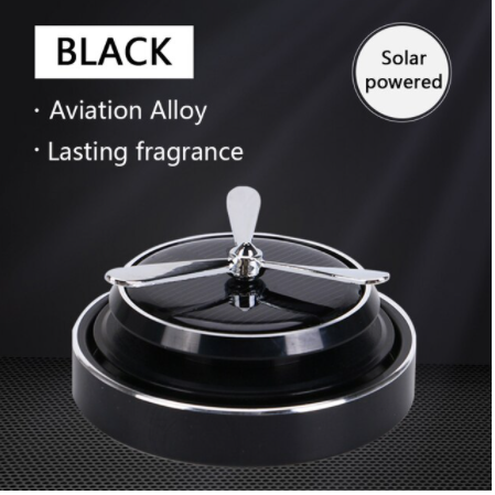 Car Aromatherapy Air Freshener Solar Rotation Auto Solid Perfume Dashboard Ornament Aromatherapy Fragrance Diffuser Car Interior