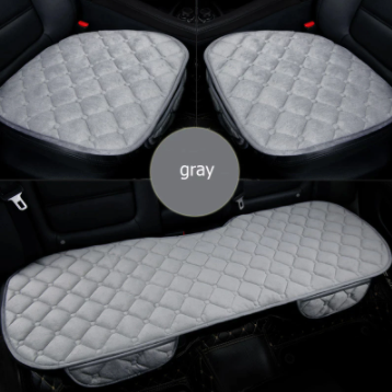Plush Car Seat Covers Front/Rear/ Full Set Choose Car Seat Cushion Plush Seat Pad Protector Car Accessories Anti-Slip