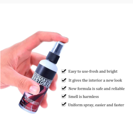 30ml Plastic Parts Retreading Agent Interior Leather Maintenance Cleaner Refurbisher Agent Car Leather Care Remove