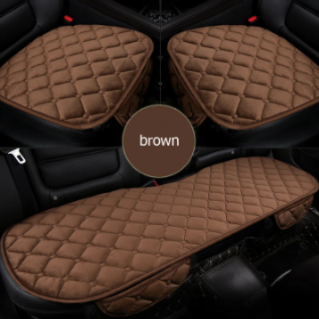 Plush Car Seat Covers Front/Rear/ Full Set Choose Car Seat Cushion Plush Seat Pad Protector Car Accessories Anti-Slip
