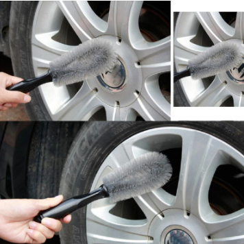 Car Wheel Brush Tire Cleaning Brushes Tools Car Rim Scrubber Cleaner Car Detailing Car Wash Automobile Wheel Brush Car Cleaning