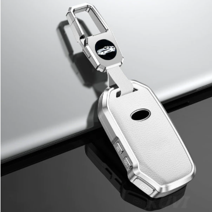 Full Cover Leather Remote Car Key Case KeyChain For KIA Sportage R GT Stinger GT Sorento Cerato Forte2018 2019 Key Shell Holder
