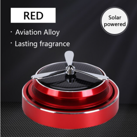Car Aromatherapy Air Freshener Solar Rotation Auto Solid Perfume Dashboard Ornament Aromatherapy Fragrance Diffuser Car Interior