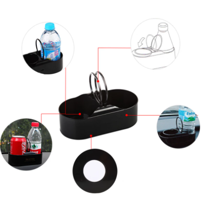 Multifunction Portable Auto Vehicle Dual Hole Drinks Holder Interior Car Organizer Cup Bottle Holder Stand Car Styling