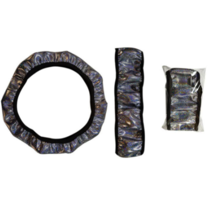 Car Steering Wheel Cover Colorful Hot Stamping Luxury Crystal Rhinestone Car Covered Steering-Wheel Accessories