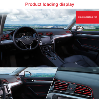 Car Moulding Decoration Flexible Strips 5M Interior Auto Mouldings Car Cover Trim Dashboard Door Edgein Car-styling Universal