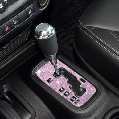 Bling Gear Shift Box Trim Sticker Panel Cover for Jeep Wrangler JK JKU 2012-2018 Car Styling Decoration Interior Accessories