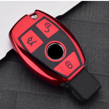 New Soft TPU Car Remote Key Case Full Cover Shell Fob For Mercedes Benz A B C R G Class GLK GLA w204 W251 W463 W176 AMG Keychain
