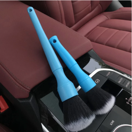 Lucullan Ultra-Soft Detailing Brush Super Dense Auto Interior Detail Brush With Synthetic Bristles Car Dashboard Duster Brush