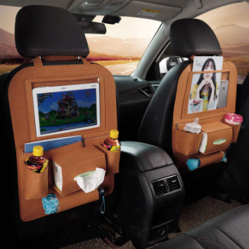 Multi-Function Car Organizer Seat Back Hanging Bag With Touch Screen Tablet Holder Car Accessories Interior Otomobil Aksesuar
