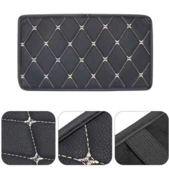 1 PC Universal Car Armrest Mat Waterproof Auto Storage Box Mats Leather Cushion Cover Pad Car Interior Protector Accessories