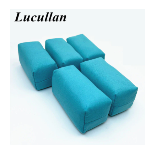 Lucullan Car Detailing Suede Sponge Applicator Use With Ceramic Coating For Cars Paint, Metal, Plastic Trim, Rubber & Glass