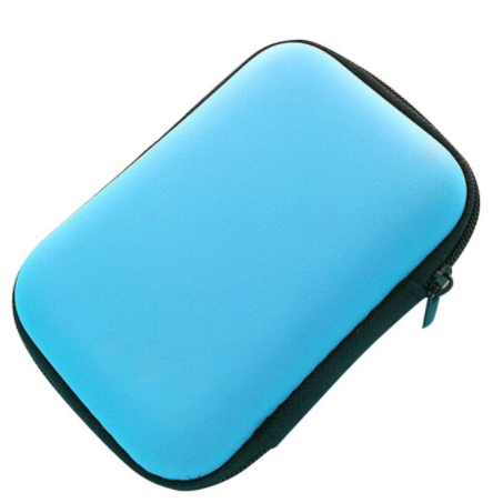 1pcs EVA Mini Portable Earphone bag Coin Purse Headphone USB Cable Case Storage Box Wallet Carrying Pouch Bag Earphone Accessory
