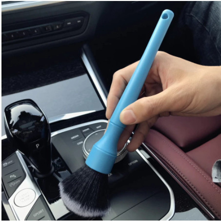 Lucullan Ultra-Soft Detailing Brush Super Dense Auto Interior Detail Brush With Synthetic Bristles Car Dashboard Duster Brush