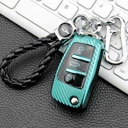 TPU Carbon Fiber Texture Car Key Cover Full Case For Audi A3 A4 A4L B5 B6 B7 B8 B9 A5 A6 A6L C5 C6 Q3 Q5 Q7 S5 S7 RS3 TT 2020