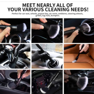 Detailing Car Brush Super Soft Auto Interior Cleaning Gap Brush with Synthetic Bristles Car Dash Air Conditioner Duster Brush