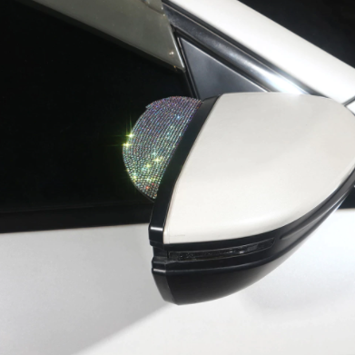 2Pcs PVC Car Rear View Mirror Sticker Rain Eyebrow Weatherstrip Auto Mirror Rain Shield Shade Cover Protector Car Accessories