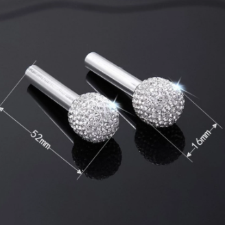 Diamond Bling Car Door Pin Lock Knob Pull Pins Aluminum Alloy Car Door Handle Security Car Door Latch Lock Pin Car Accessories