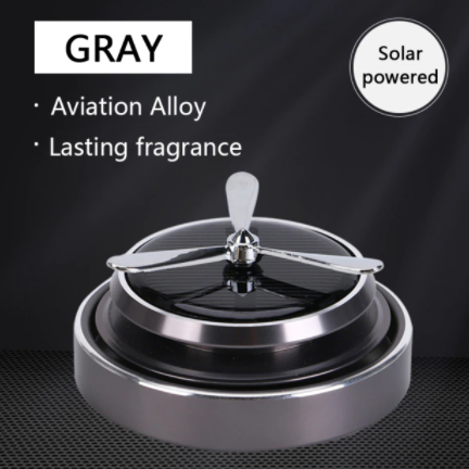 Car Aromatherapy Air Freshener Solar Rotation Auto Solid Perfume Dashboard Ornament Aromatherapy Fragrance Diffuser Car Interior