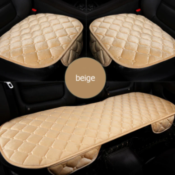 Plush Car Seat Covers Front/Rear/ Full Set Choose Car Seat Cushion Plush Seat Pad Protector Car Accessories Anti-Slip