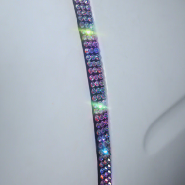 4pc Car Door Edge Protector Sticker Strip Color Rhinestone Crystal Anti Collision Edge Guard Scratch Protector DIY Car-styling