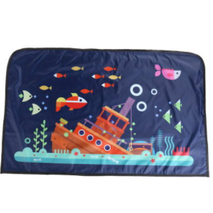 Universal Car Sun Shade Cover Curtain Suction Cup Cartoon Proof Side Window Sunshade Cover For Baby Kids