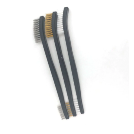 Multipurpose Car Detailing Cleaning Tool Accessories Wire Brushes and 4 Nylon Picks Pick and Brush Set 3 Double-headed Finished