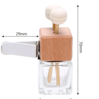 1 PC Car Perfume Bottle Perfume Pendant Car-styling Air Freshener Hanging Glass Bottle Auto Ornament Diffuser For Essential Oils