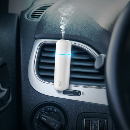 HIINST Mini USB Rechargeable Car Aroma Diffuser Scent Machine Fragrance Oil Car Air Freshener Perfume Diffuser Vent Clip