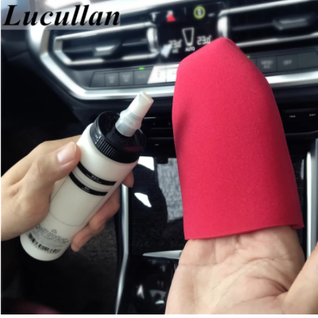 Lucullan High Density Pocket Polishing Waxing Sponge Basics of Bling Finger Mitt Foam Wax Applicator