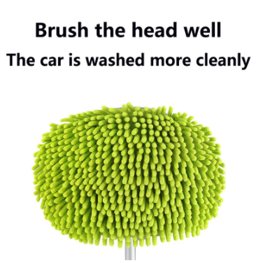 Upgrade Three section telescopic car washing mop Super absorbent Car Cleaning Car brushes Mop Window Wash Tool Dust Wax Mop Soft