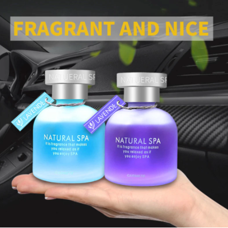 65ml Car Air Freshener Fragrance Perfume Bottle Decoration Essential Oil Diffuser Instrument Seat Interior Accessories