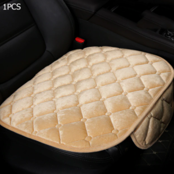 Plush Car Seat Covers Front/Rear/ Full Set Choose Car Seat Cushion Plush Seat Pad Protector Car Accessories Anti-Slip