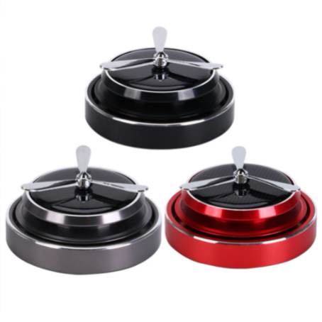 Car Aromatherapy Air Freshener Solar Rotation Auto Solid Perfume Dashboard Ornament Aromatherapy Fragrance Diffuser Car Interior