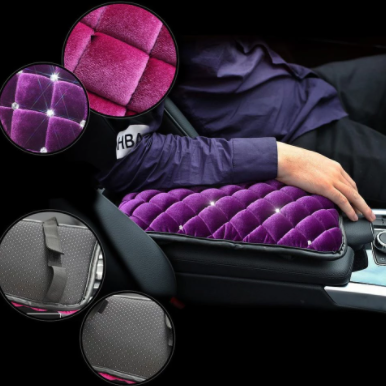 Car Armrest Mat Interior Auto Armrests Storage Box Mats Universal Armrest Cushion Cover Pad Automobiles Protector PU Leather Pad