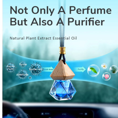 Cafele Car Perfume Bottle Ornament Include Essential Oil Hanging Auto Air Freshener Universal Car Decoration Interior For Home