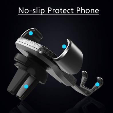 Gravity Car Mount For Mobile Phone Holder Car Air Vent Clip Stand Cell phone GPS Support For iPhone 11 XS X XR 7 Samsung Huawei