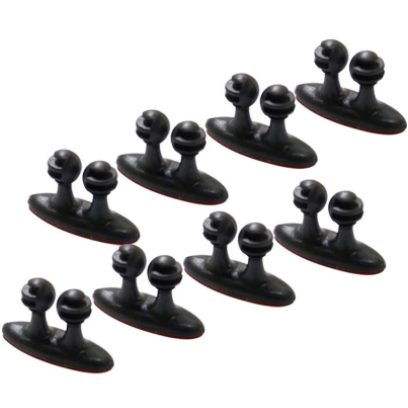 8pcs/set Line Clip Car Accessories Dashboard Ornament Pendant Office Home Car Interior Accessories for Girls Paste Style