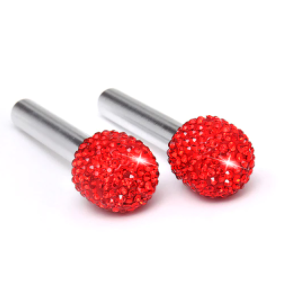 Diamond Bling Car Door Pin Lock Knob Pull Pins Aluminum Alloy Car Door Handle Security Car Door Latch Lock Pin Car Accessories