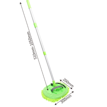 Upgrade Three section telescopic car washing mop Super absorbent Car Cleaning Car brushes Mop Window Wash Tool Dust Wax Mop Soft